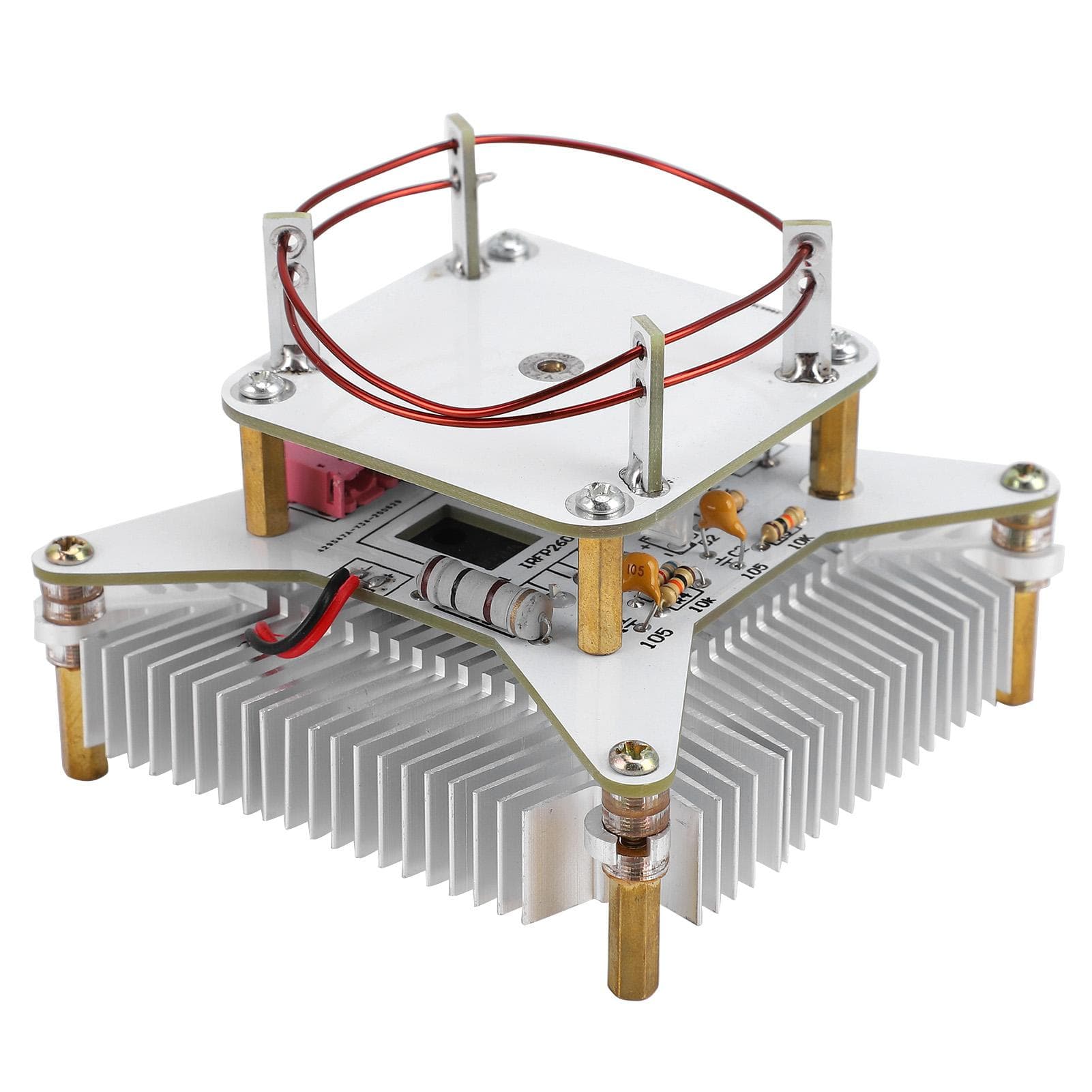 Music Tesla Coil Plasma Speaker Wireless Transmission of Sound Solid Power Supply DIY Kit