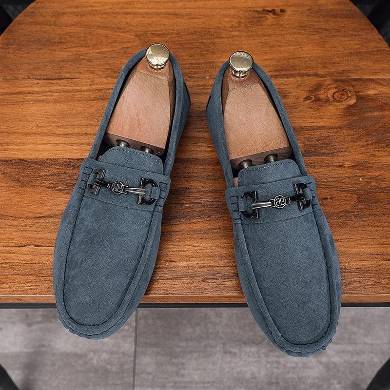 Bean Shoes Men Lazy Driving Men’s Shoes Breathable Men’s Casual Shoes Loafers. 39
