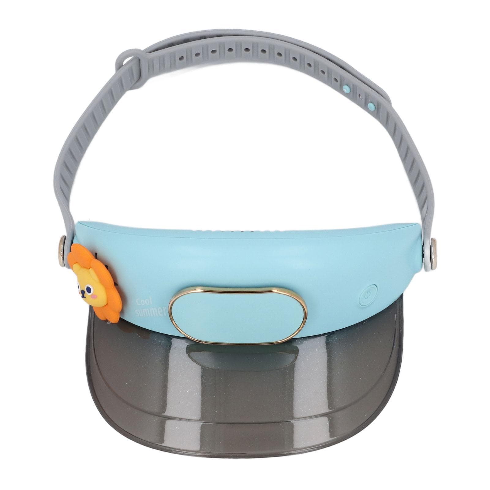 Fan Hat for Kids 3 Speeds ABS PC Silicone USB Rechargeable Cute Cartoon Portable Sun Hat with