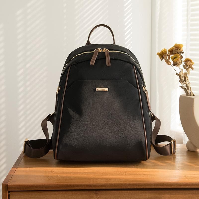 Oxford Cloth Backpack Female Simple Lightweight College Students All-match High Appearance Level Backpack Travel Commuter Bag Student Bag