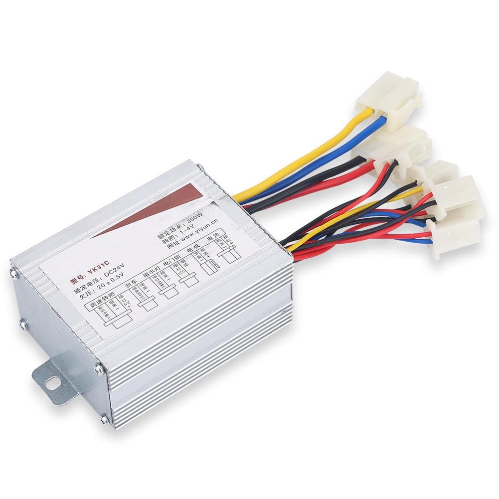 24V 350W Motor Brushed Controller Box for Electric Bicycle Scooter Ebike
