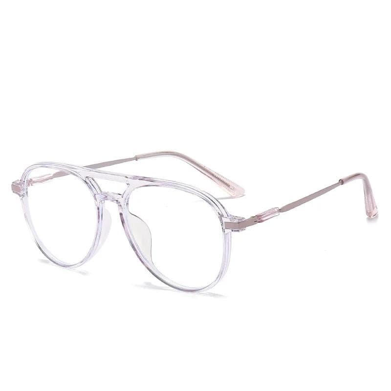 Vintage Double Beam Reading Glasses for Men Anti Blue Light Square Frame Presbyopia Eyewear 2.0
