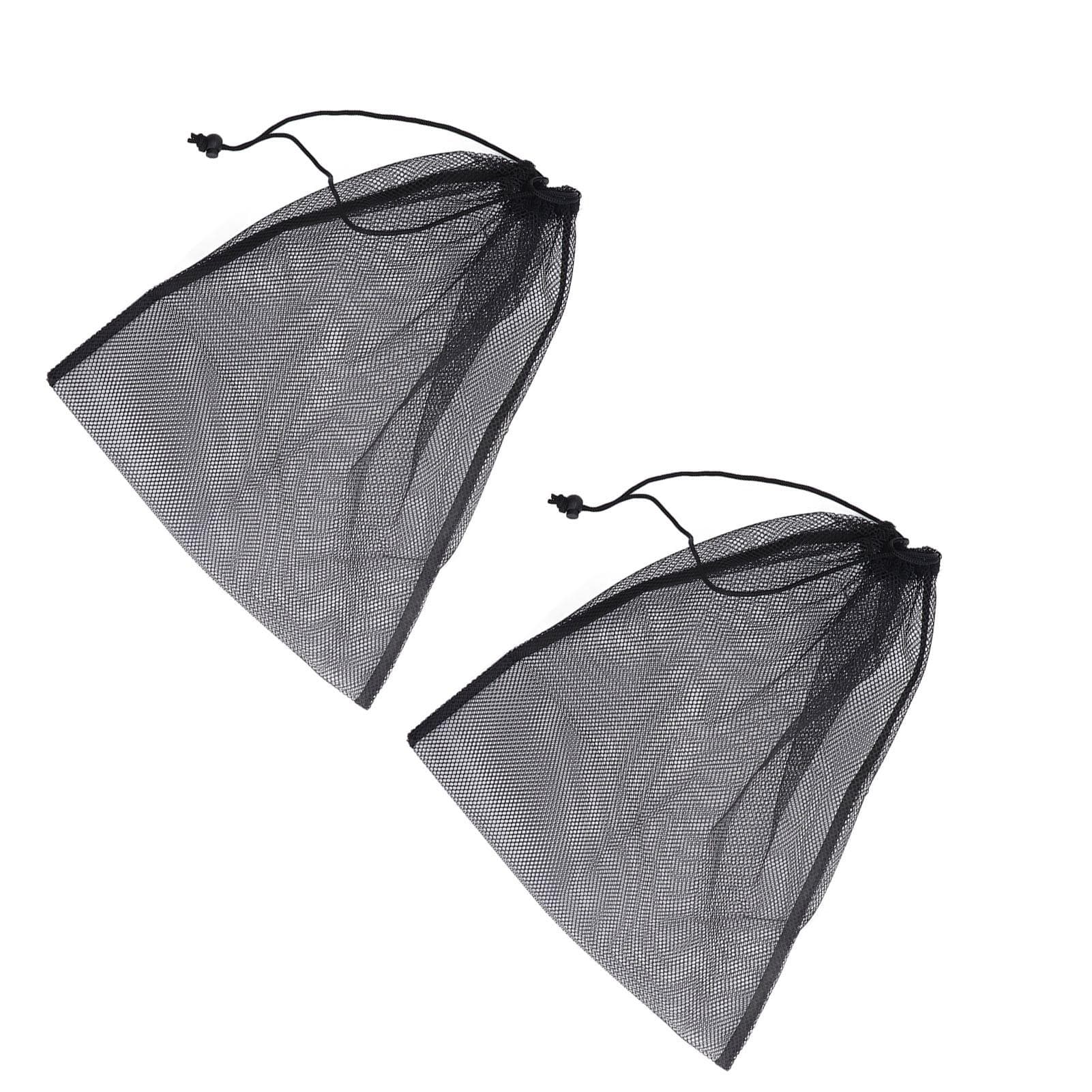 2 Pcs Shoe Bags Shoes Storage Organizer Sports Equipment Mesh Bag with Drawstring Tennis Balls Bag