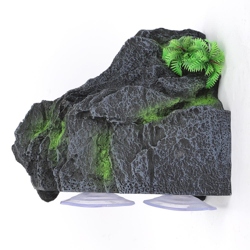 Resin Aquarium Artificial Simulation Tortoise Climbing Terrace Ladder Cave Fish Tank Landscape