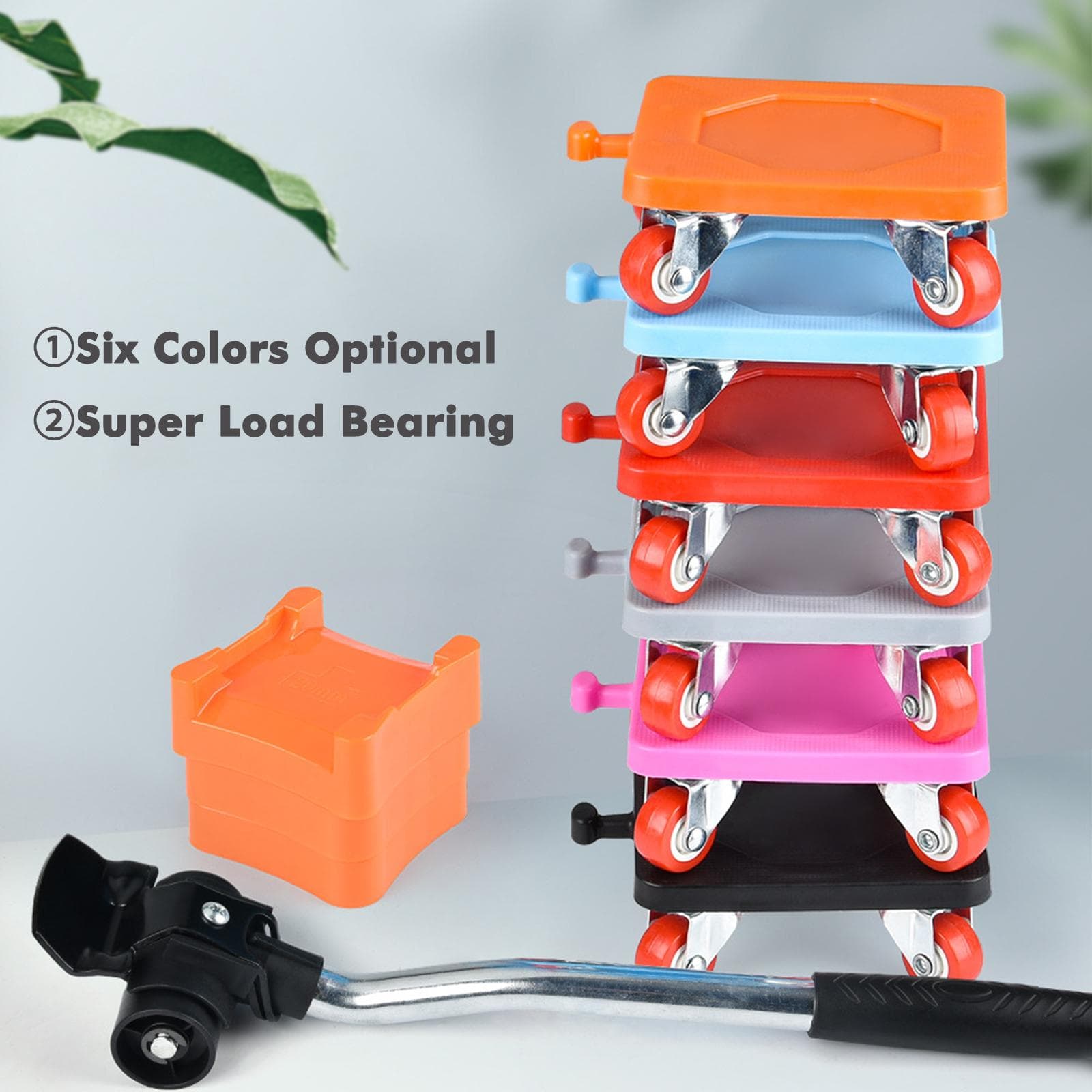 8PCS Furniture Mover Dolly Heavy Duty Furniture Lifter Great Bearing for Sofa Table Cabinet