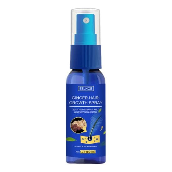EELHOE Plant Extracts 30ML Hair Building Liquid Natural Healthy Ginger Hair Growth Spray for Salon 30ml
