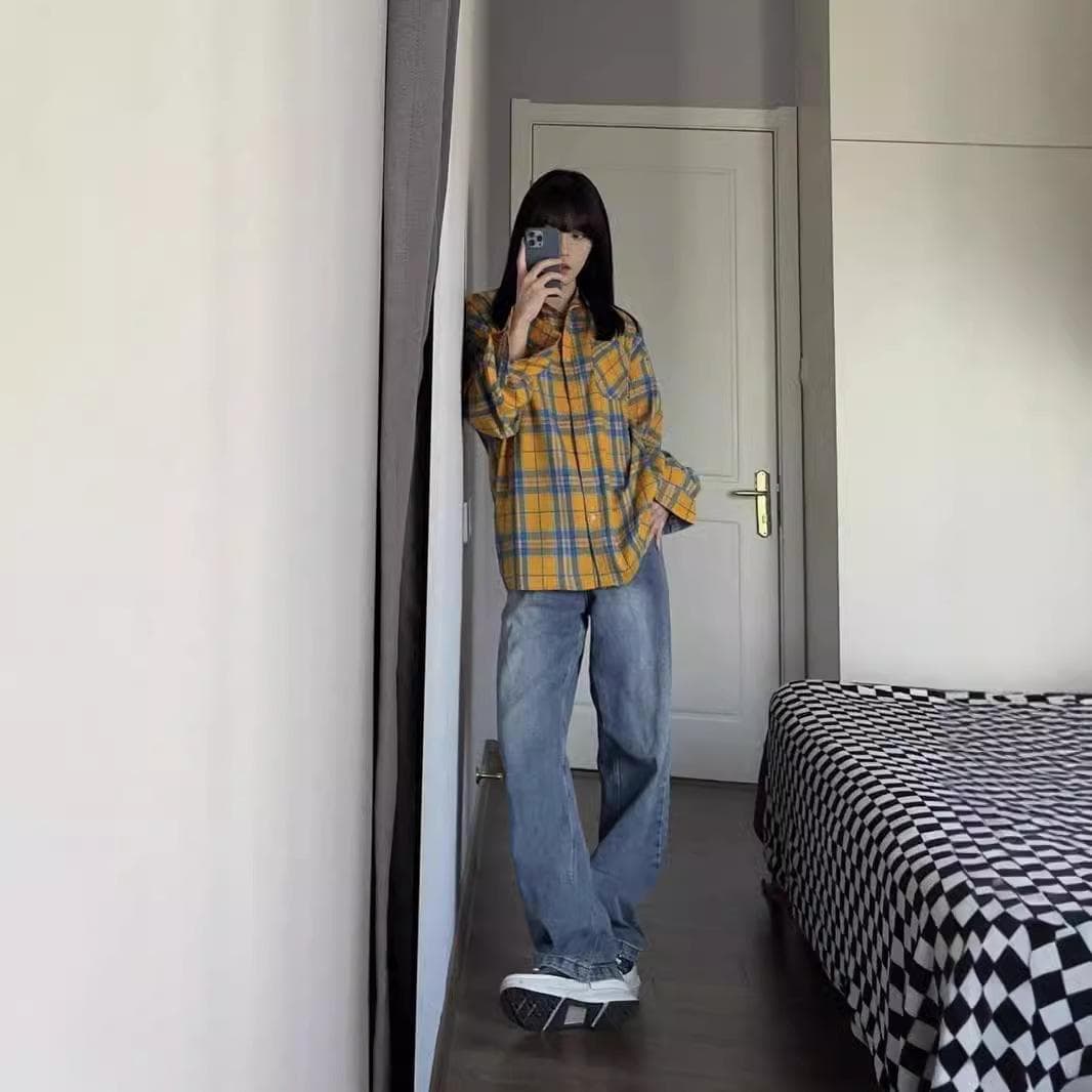 Fleece Thickened American Retro Straight Jeans for Women In Autumn and Winter New High-waisted Slimming Loose Wide-leg Floor Trousers 4XL
