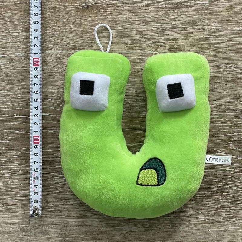 New Alphabet Lore Plush Doll Soft Stuffed Cute Cartoon Character Plush Toy for Children Christmas U