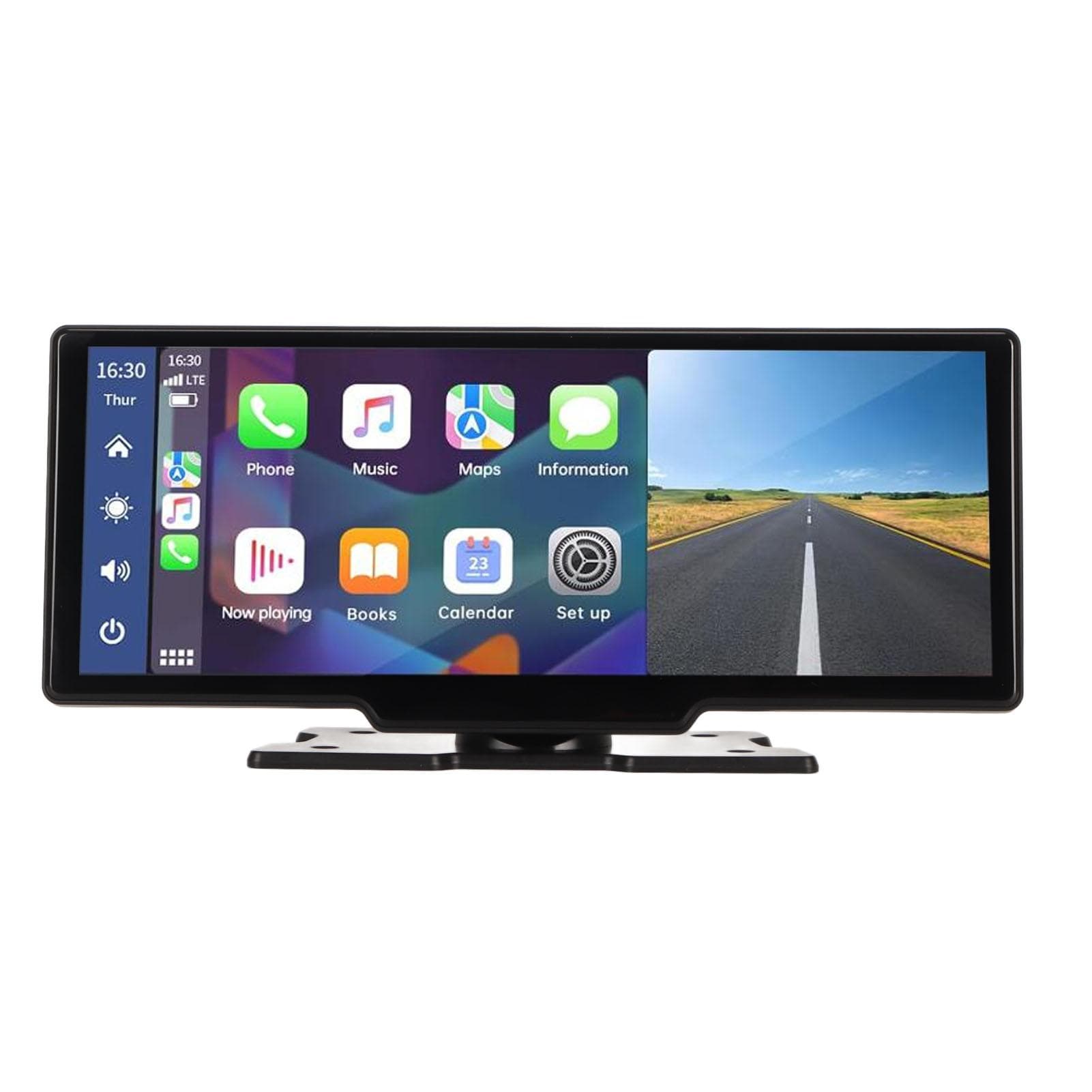 9.3in Car Stereo Wireless Carplay for Android Auto Portable Touch Screen with Dashcam Navigation Without memory card