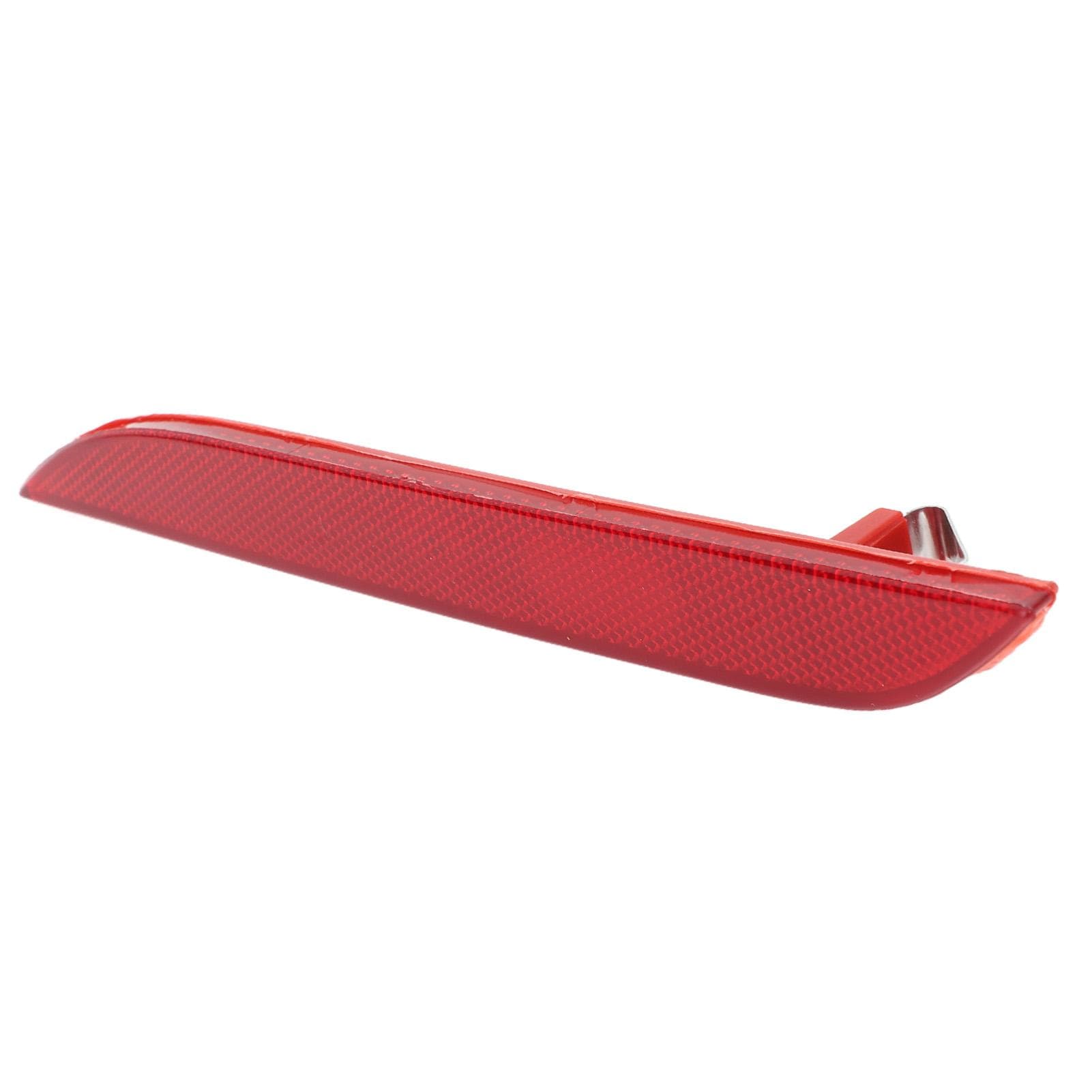 Rear Bumper Reflector Increase Visibility Side Bumper Reflector Red Lens Replacement for Smart