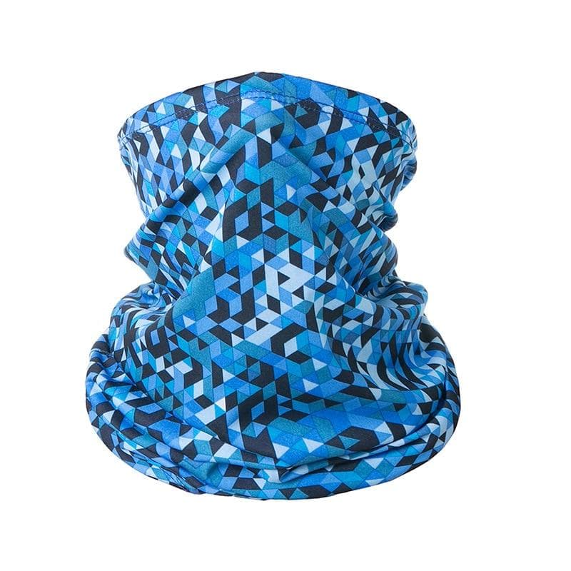 Summer UV Protection Cycling Face Mask Men Women Outdoor Sports Ice Silk Neck Warmer Scarf Breathable Hiking Fishing Face Cover 24x45cm