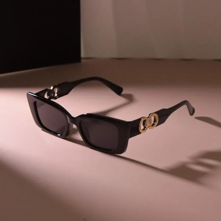 Colorful Small Frame Rectangle Sunglasses Women Men Fashion Cool Mirror Lens Eyewear Designer Brand Sun Shades Other