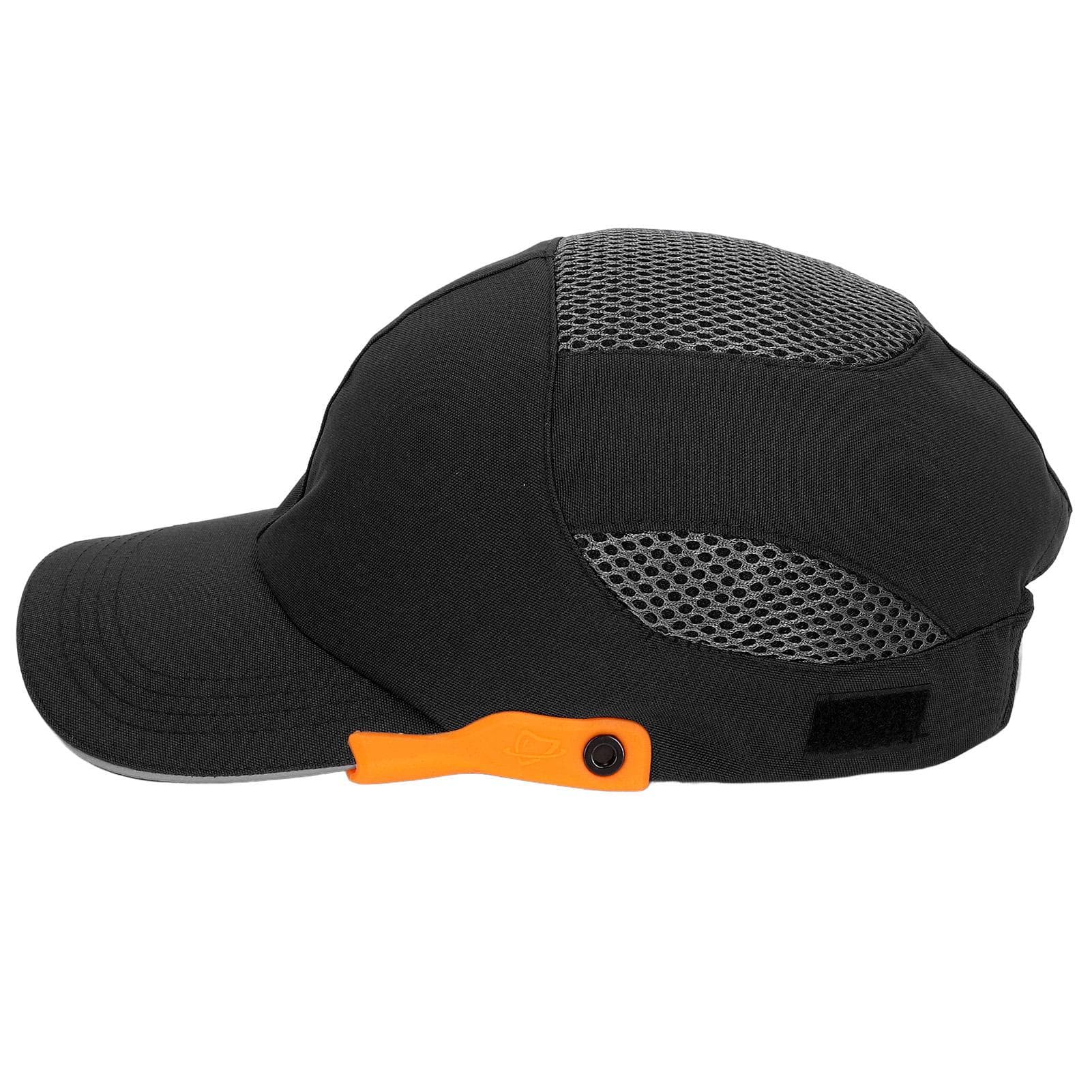 Bump Hat Baseball Hardhat Peaked Breathable Protective Adjustable for Sports Working Blue with Gray