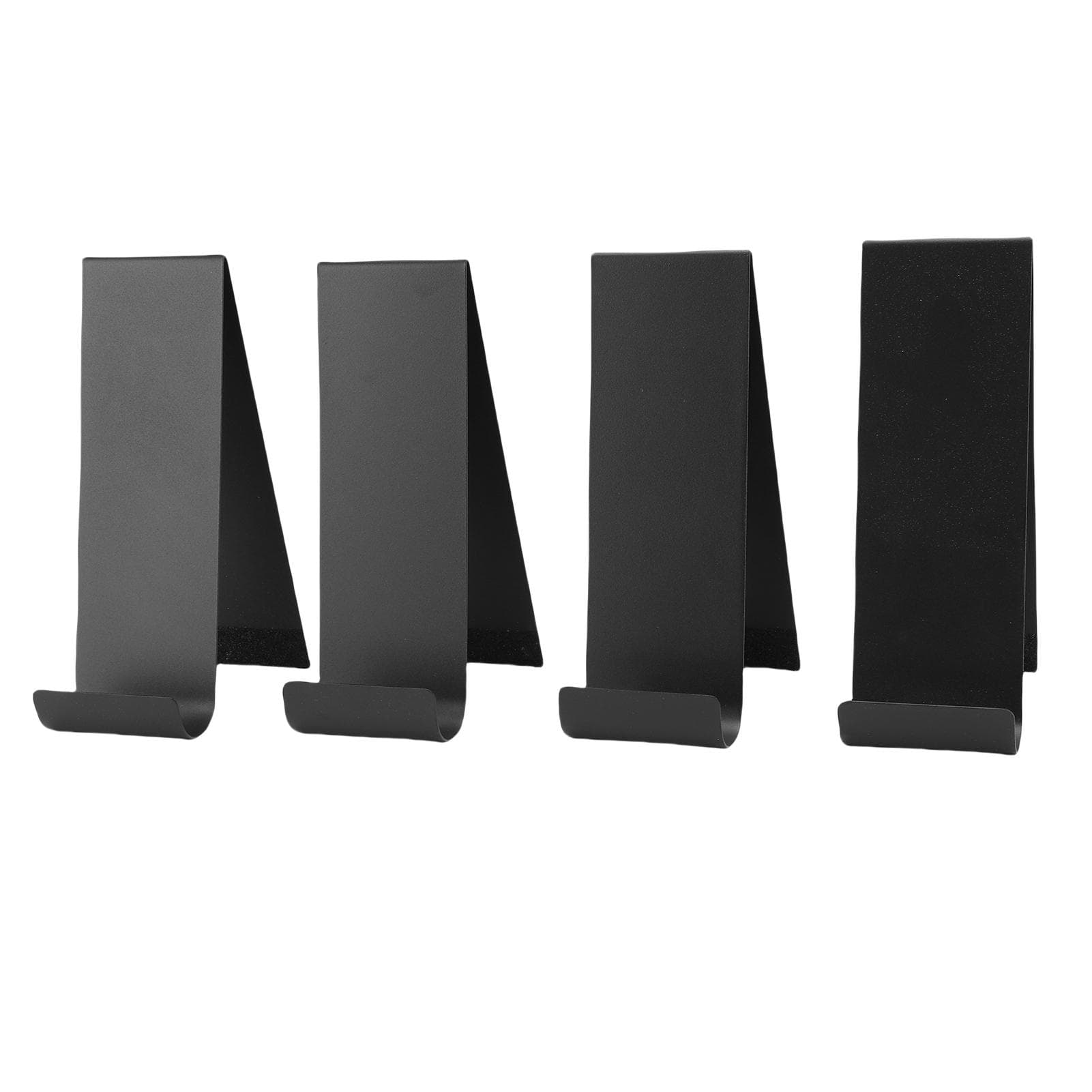 4PCS Brochure Holder Black Vertical Metal Carbon Steel Brochure Display Stand for Stores Trade