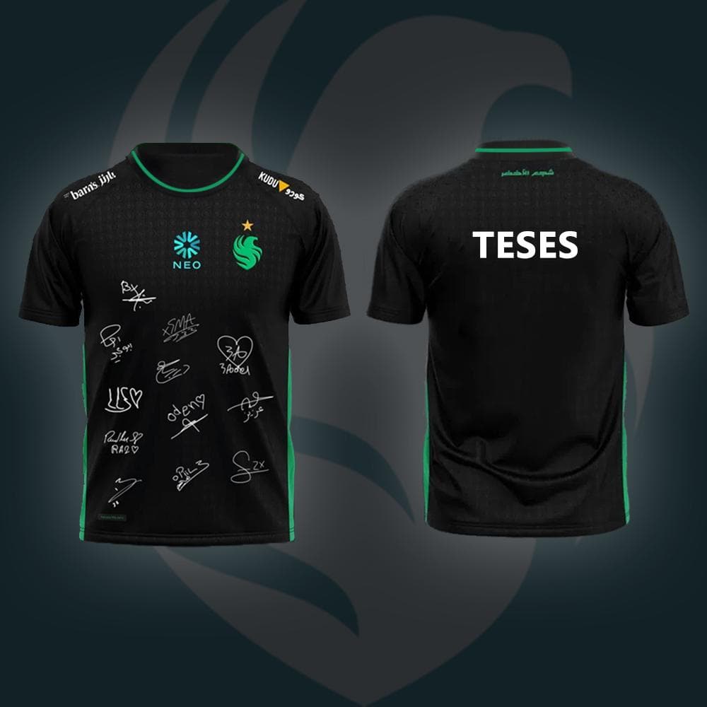 2025 New Counter-Strike2 Team Falcons Esports Uniform Jersey Breathable Sports Sports Fashion Fans Gift Tshirts Loose Tops 6XL