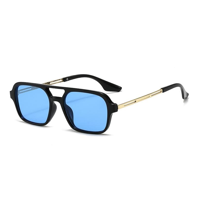 New Vintage Square Sunglasses for Women Men Trendy Rectangle Sun Glasses Unisex Oval Eyewear Oculos De Sol Fashion Eyeglasses MULTI