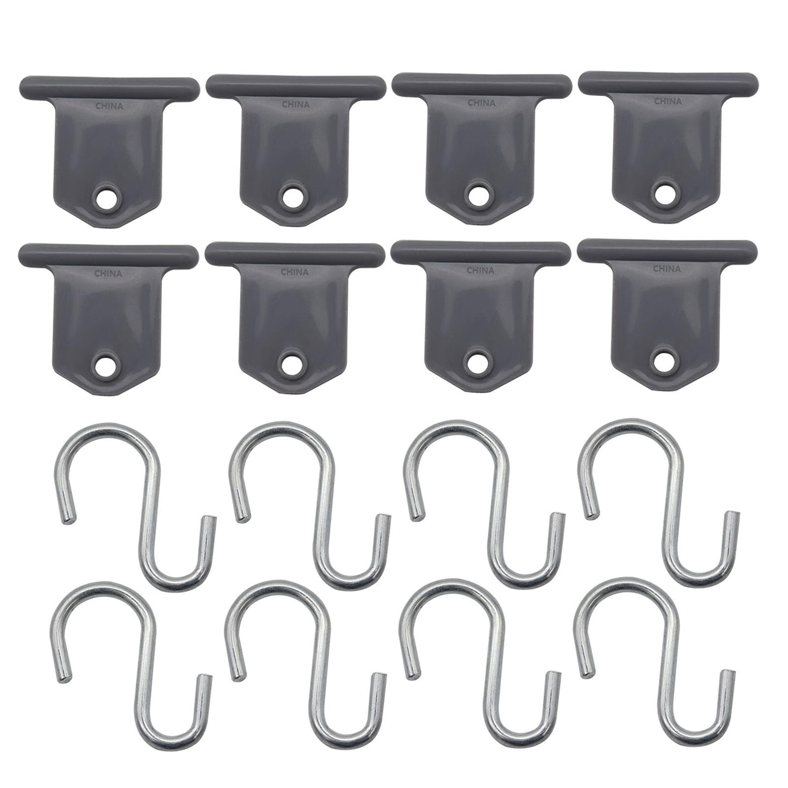 RV Awning Hooks for Lights Camping Awning Accessory Hangers RV Party Light Hangers 8pcs multicolour