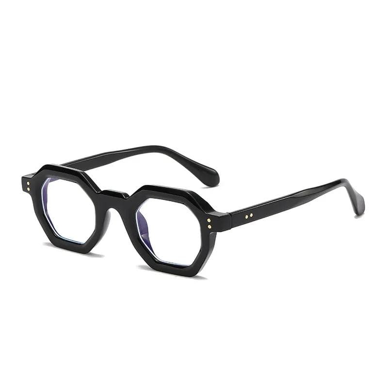 Fashion Vintage Small Frame Polygon Square Sunglasses Women Men Luxury Brand Designer Punk Shades Rivet Sun Glasses
