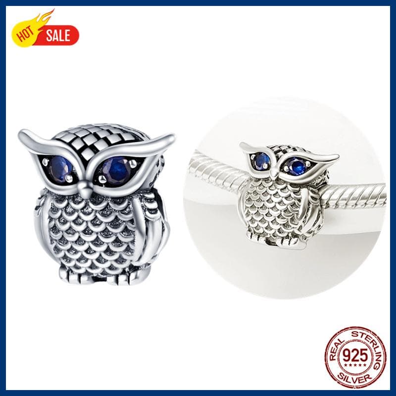 100% S925 Sterling Silver Firefly Charms Evil Eye Hot Air Balloon Blue Charms Fit Original Bracelet DIY Jewelry Making