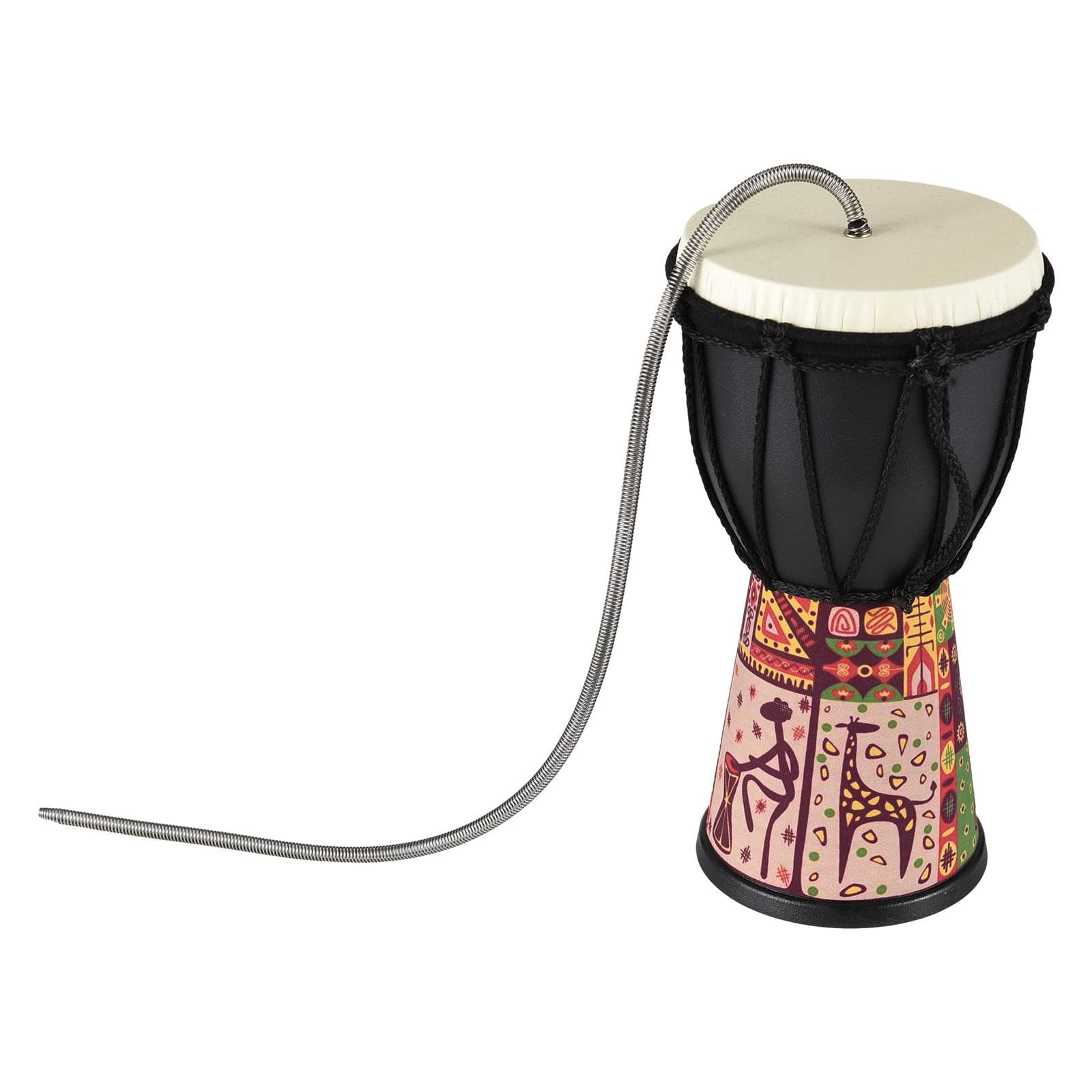 4 Inch Spring Drum Thunder Drum Sound Effect Instrument PVC Lightweight Portable Thunder Drum Type A