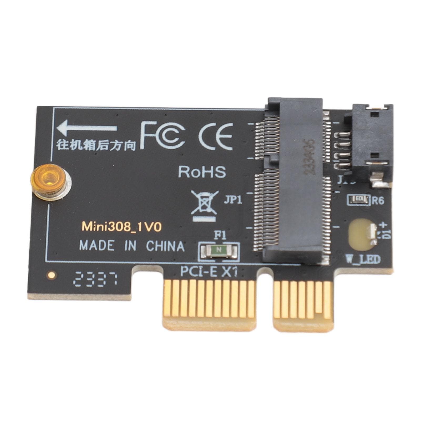 M.2 to PCIE X1 Adapter Card High Speed Data Transmission Pluggable M.2 to PCI Express X1 Mini