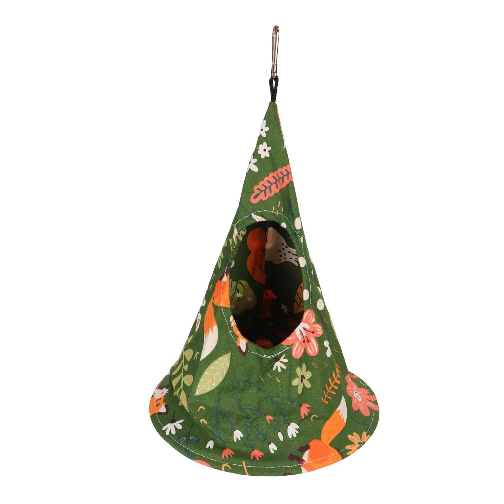Bird Tent Soft Breathable Washable Cotton Sleeping Bed Hanging Bird Hammock Nest for Parrot Budgie 20x27cm / 7.9x10.6in