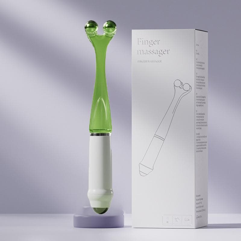 Finger Joint Acupoint Massager Rollers Handheld Hand Acupuncture Points Massager Finger Fatigue Massage Tool green