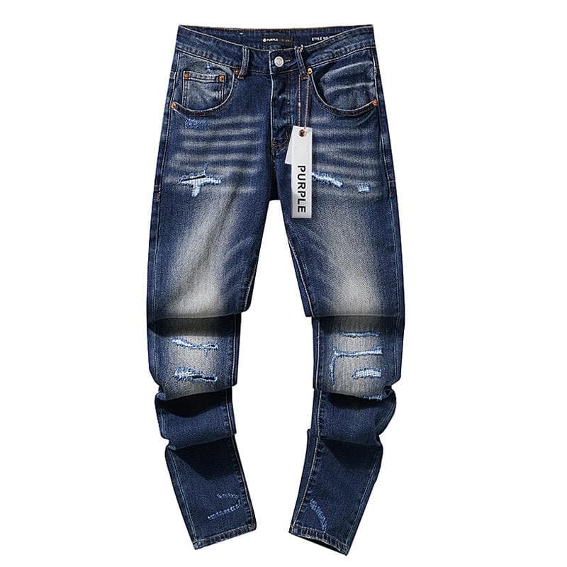 RogueWave Blue Ripped Jeans High Street Casual Pants 38
