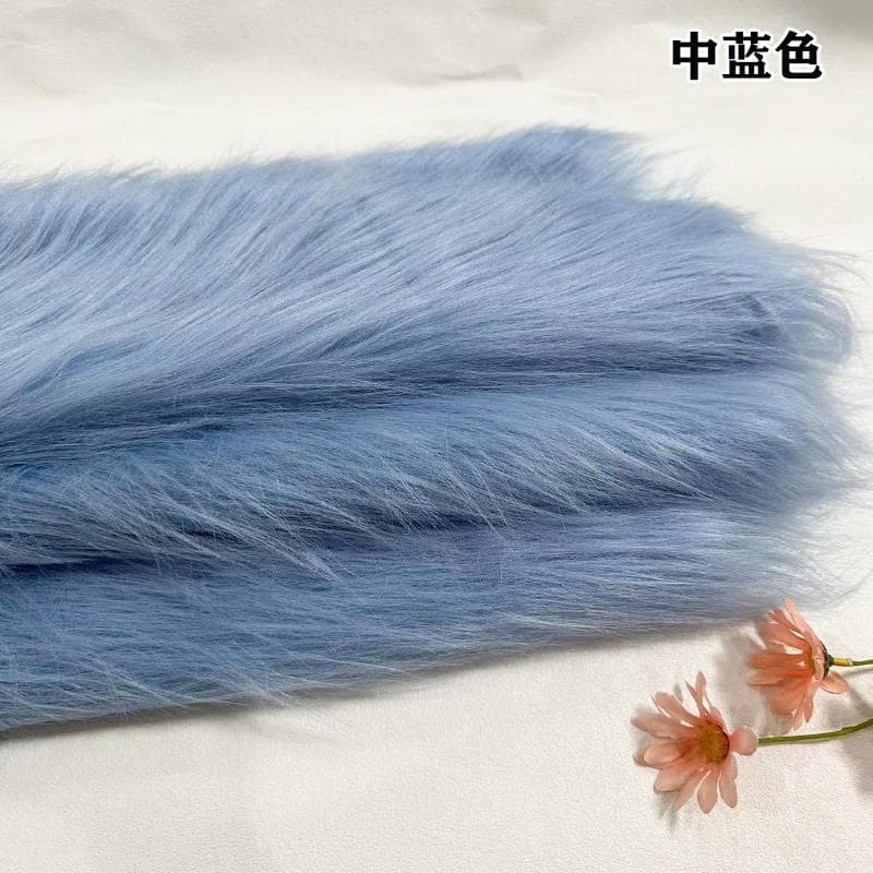 100x180cm Long Faux Fur Fabric Carpet Clothes Doll Plush Stuffed Toy for Needlework DIY Handmade Sewing Accessories 100x180cm