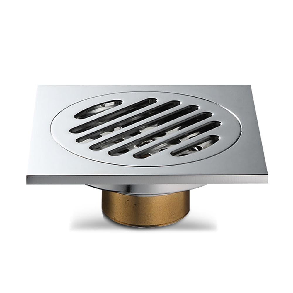Floor Drain Anti-Odor Shower Drain Anti-clogging Hair Stopper Catcher Sink Strainer Drain Protectors Drainer with Removable Strainer Cover Type 1