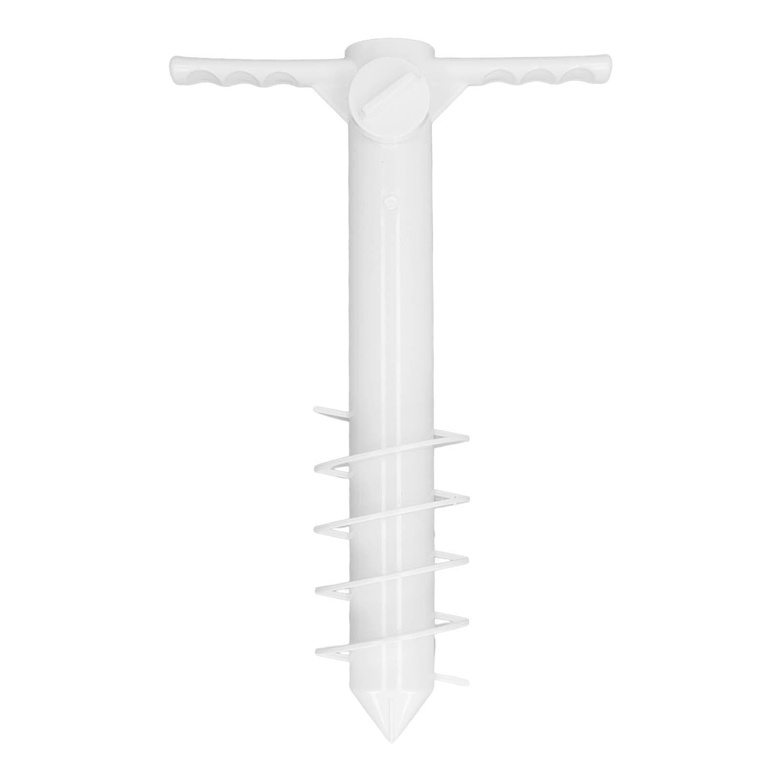 Beach Umbrella Sand Anchor Multifunction Safe Umbrella Holder Stand with 5 Spiral Screw for Beach