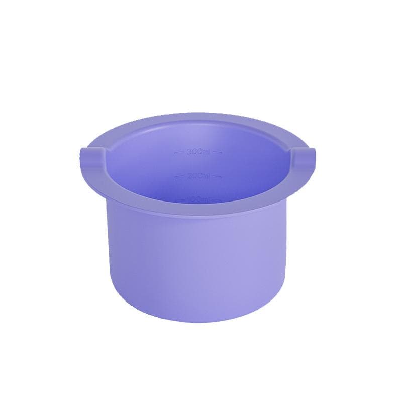 14oz Silicone Wax Warmer Liner Pot Removable Silicone Bowl Microwave Melting Waxing Replacement Non-Stick Pan Liner Easy Clean purple