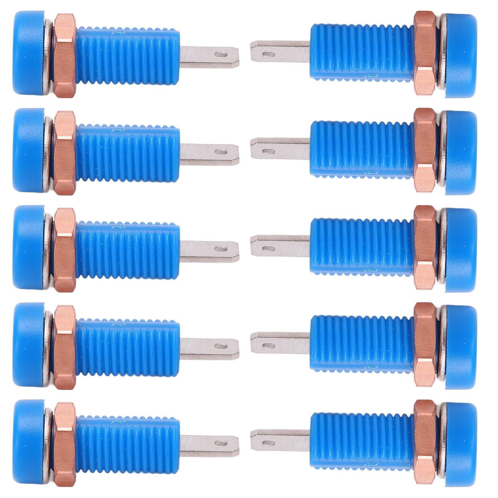 10pcs 4mm Banana Jack Socket Mount Binding Post Connector Adapter Panel for Electronic