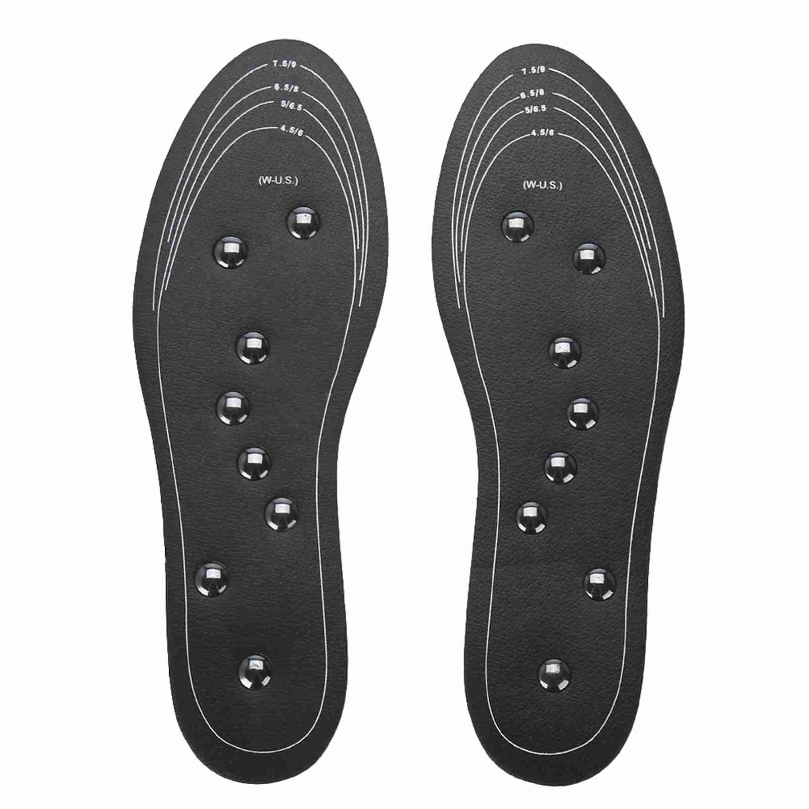 Unisex Breathable Insoles Comfortable Shock Absorbing Foot Pads 1 Pair L (Size 4146)