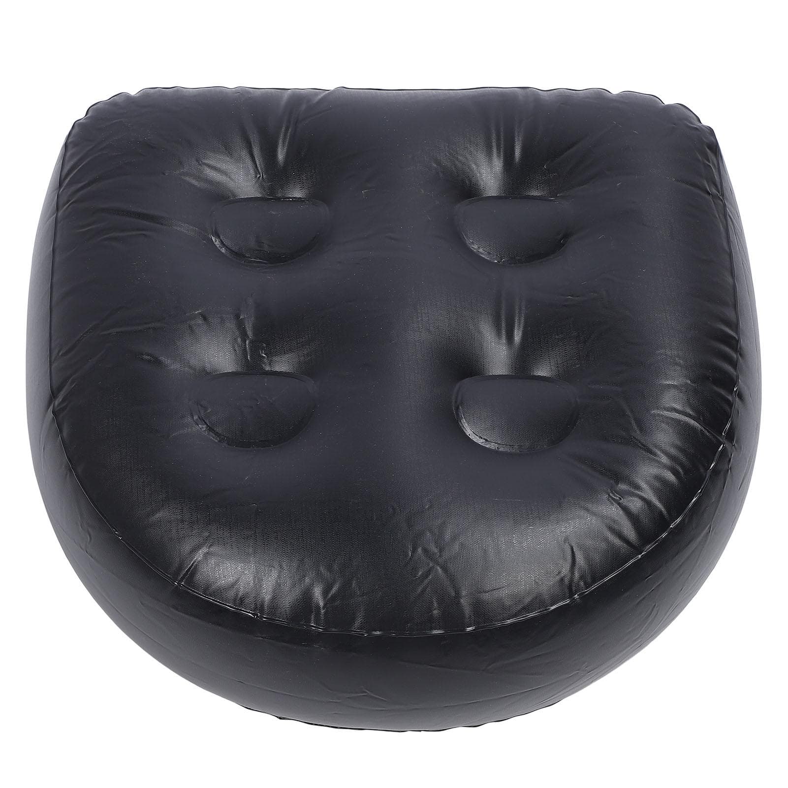 Spa Inflatable Cushion Hot Tub Mat Water Resistant Bathtub Backrest Pillow for Bathtubs Spas Pools black
