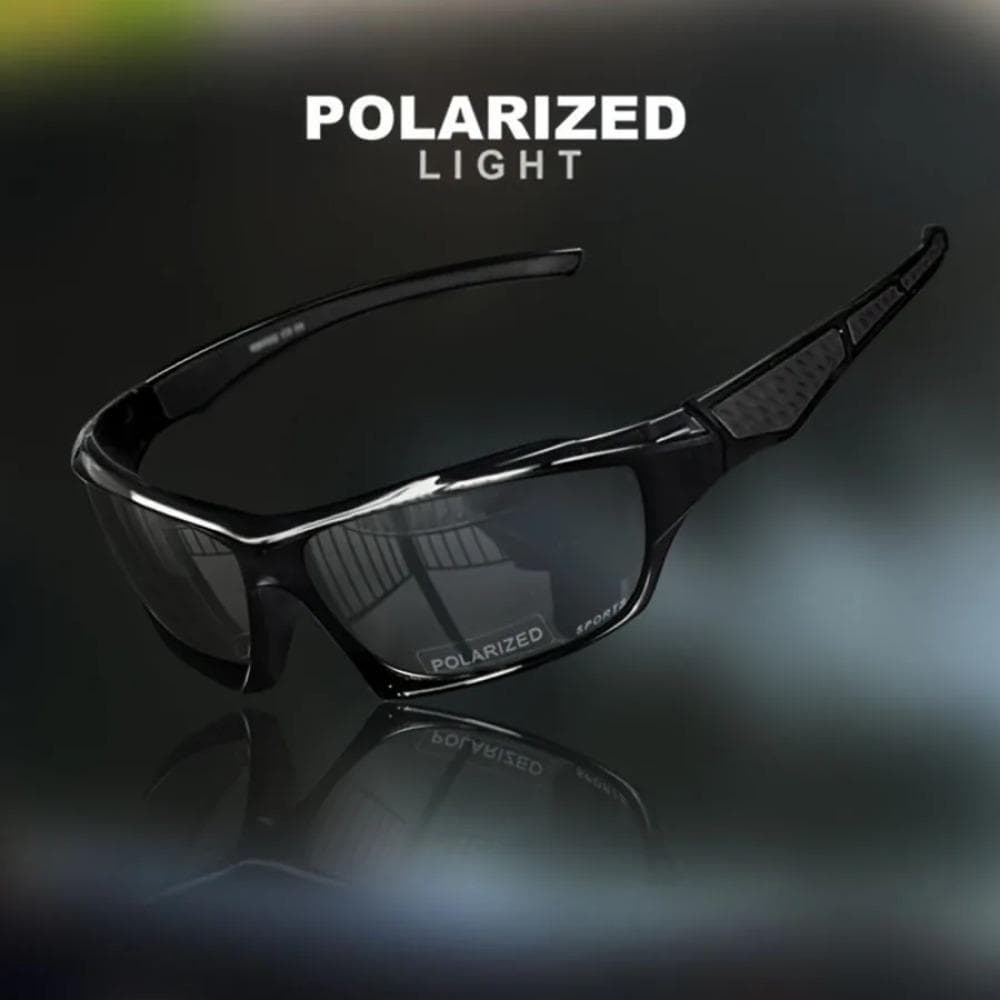 HD Lens Polarized Cycling Sunglass UV400 Outdoor Sport Goggle UV Resistant Cycling Glass Riding black