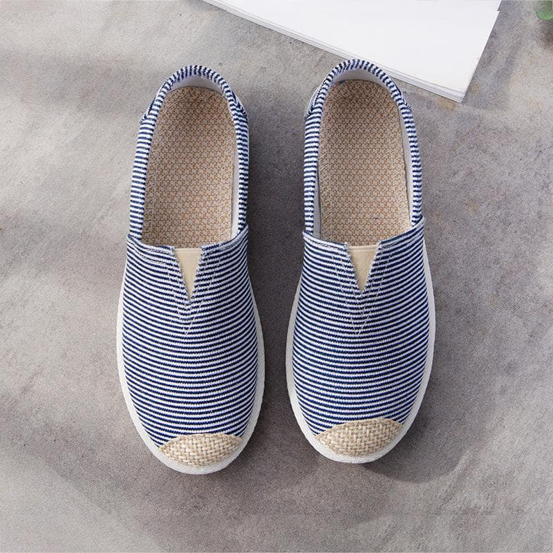 Lazy Fisherman Cloth Shoes Women's Flat Korean Version Small White Shoes Casual Canvas Shoes 39