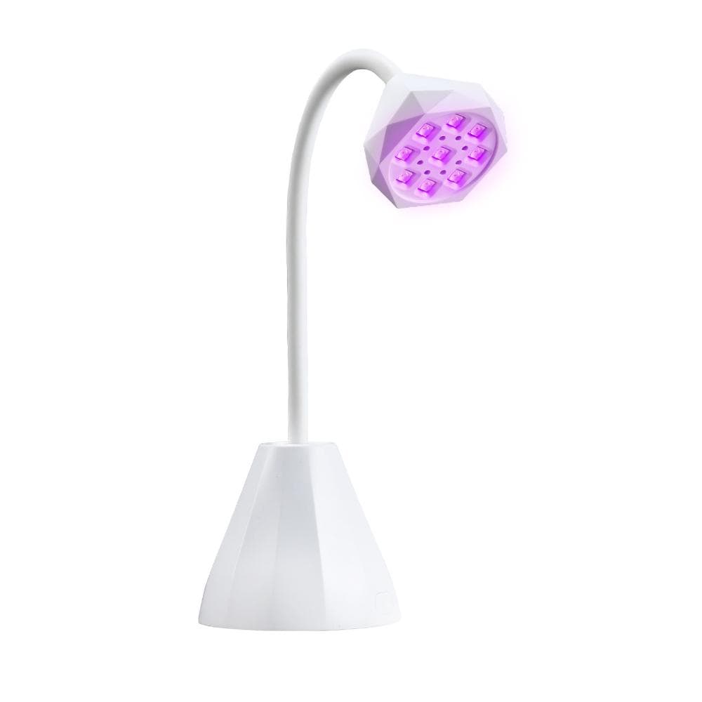 Nail LED Lamp 27W Nail Dryer UV Lamp 360° Bendable Fast Drying False Nail Manicure Polish Glue Gel Curing Lamp white