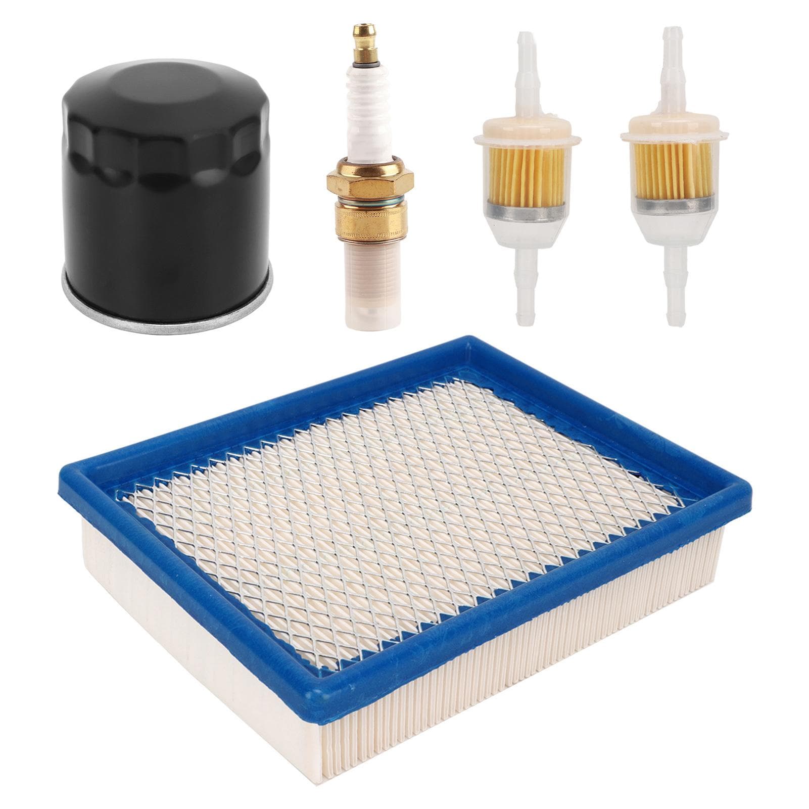 Golf Cart Tune Up Kit Fuel Oil Air Filter Spark Plug 41016467 102003201 Replacement for Club Car DS