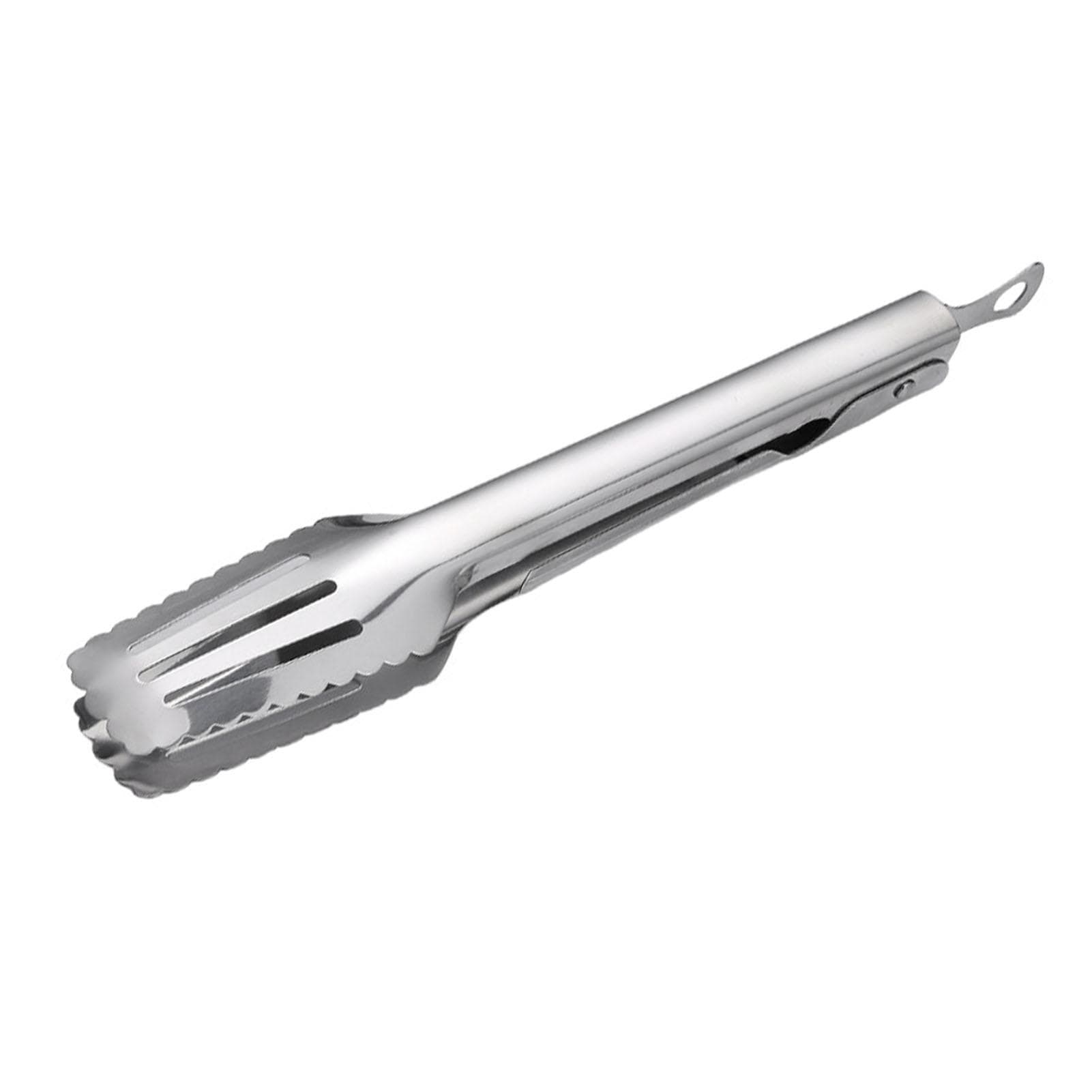 25.5cm Stainless Steel Food Tongs Thickened Prevent Slipping Buffet Serving Tongs for BBQ Kitchen
