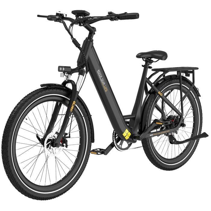 RCB G6 E-Bike 27.5 Black – 250W, 36V 13Ah Battery, 50 km Range, LCD, Disc Brakes, NFC/APP black