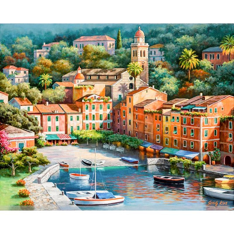 Diamond Embroidery Diamond Painting Cross Stitch Rhinestones Full round Diamond Mosaic European 20X30CM