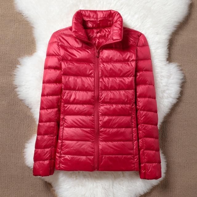 Down Jacket Women Coat Autumn Winter Jackets for Warm Quilted Parka Ladies and Light Female Ultralight Hooded M
