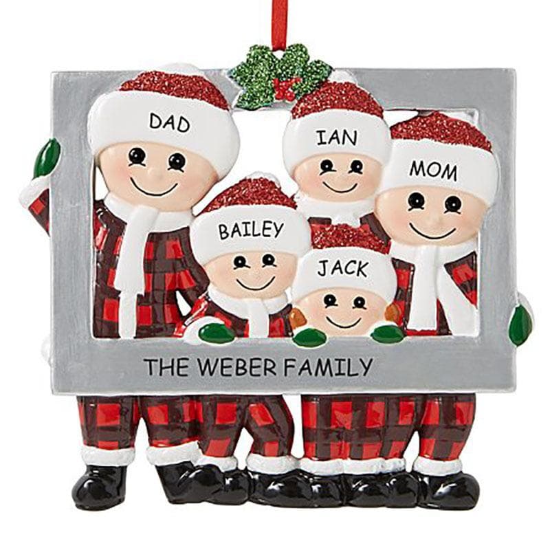 Christmas Pendant DIY Personal Family Christmas Decorations For Home Navidad Christmas Tree Hanging Ornament