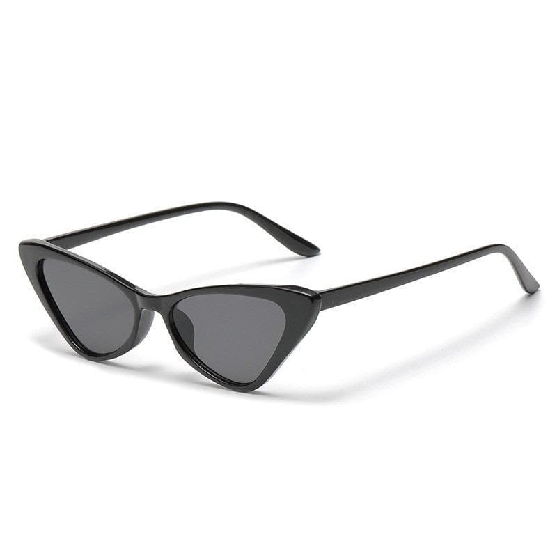 Retro Cat Eye Sunglasses UV400 Protection Small Frame Vintage Fashion Shades for Women