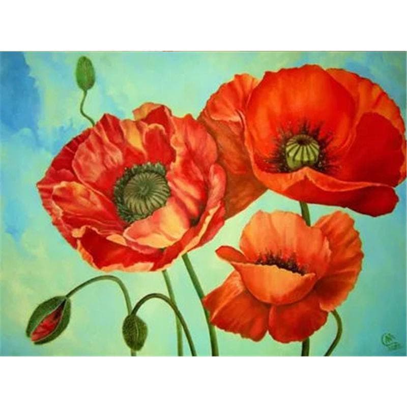 DIY Diamond Embroidery Painting Flower With Home Decoration cross stitch Diamond Mosaic 20X30CM