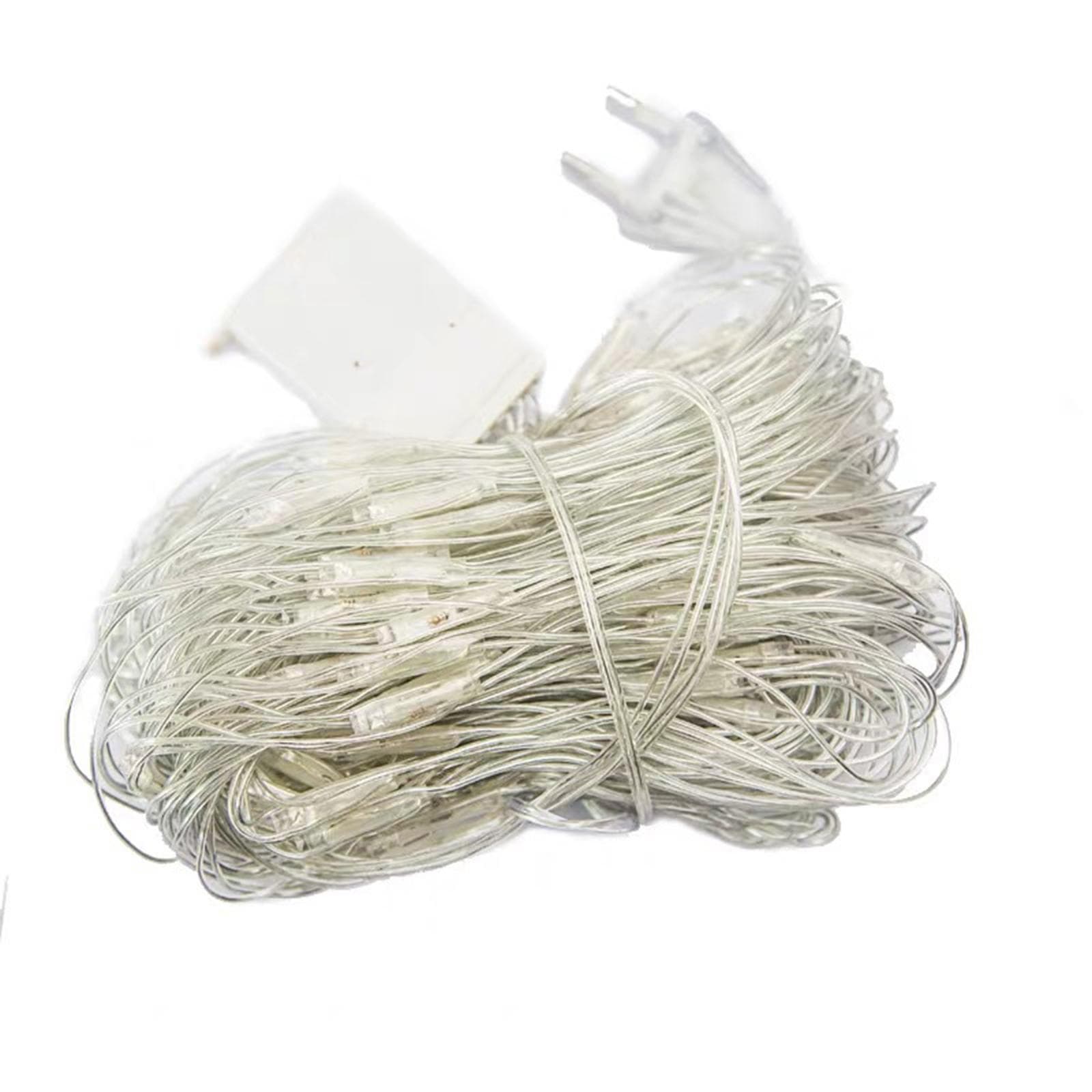 Solar fishing net lights Christmas outdoor park yard holiday decoration string lights pure white