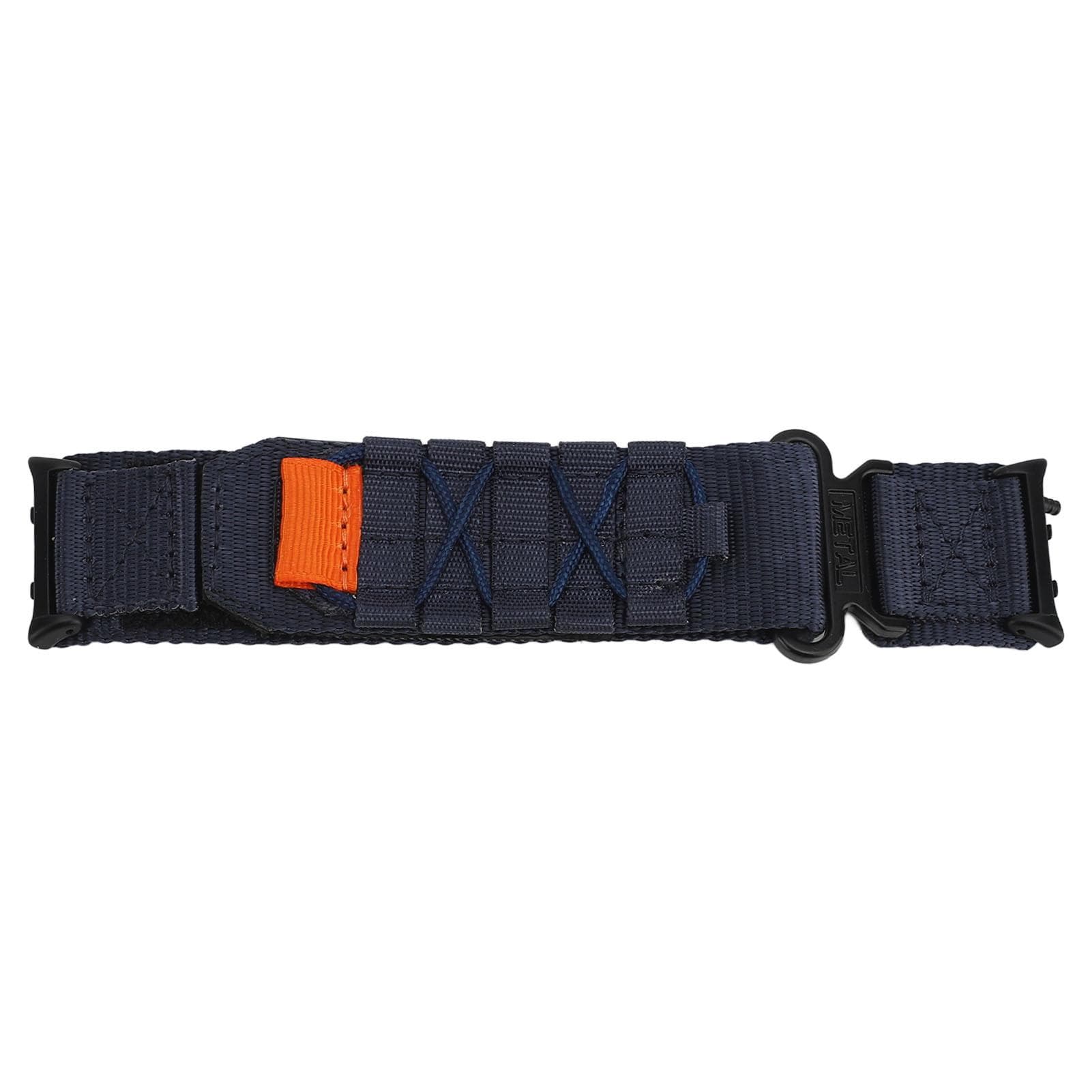 Hook and Loop Fastener Watch Strap Adjustable Size Quick Drying Nylon Watch Band Replacement for midnight blue