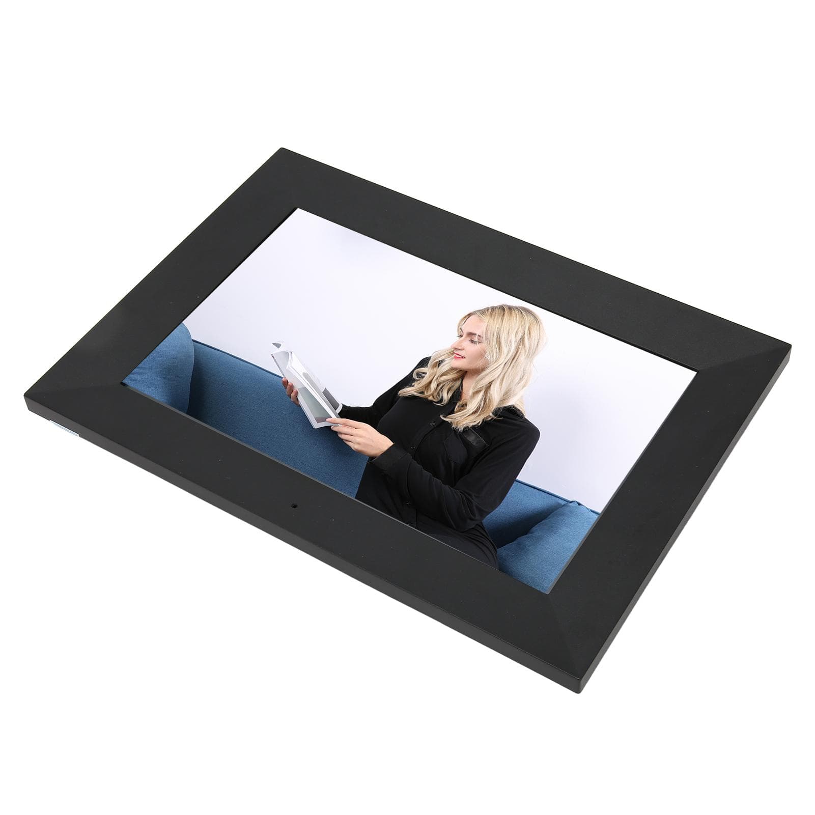 8in WiFi Digital Picture Frame IPS Touch Screen Share Photos Videos Smart Photo Frame with 16GB EU Plug