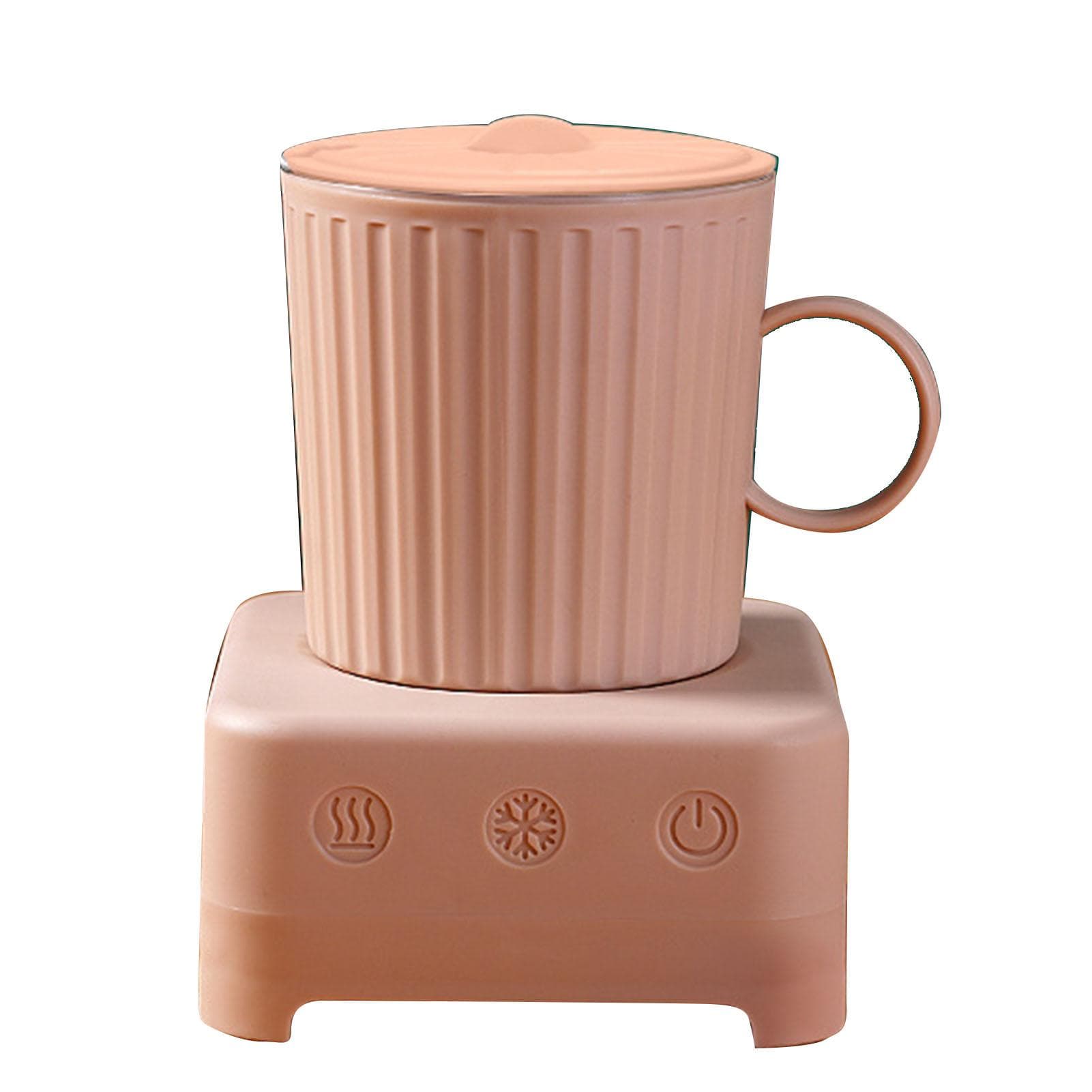 Fast Cooler Cup Beverage Beer Quick Cooling Mug Dormitory Heat Preservation Desktop Refrigerator cherry pink